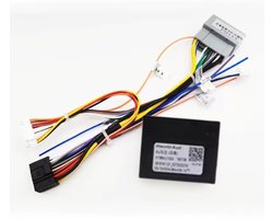 Iso kabelset met canbus decoder voor Carplay en Android autoradio | Geschikt voor o.a. Chrysler 300C, Voyager en Dodge Caliber, Ram, Jeep Compass | kabel stekker connector aansluiting verloopstekker | 2000 2001 2002 2003 2004 2005 2006 2007 2008 2009