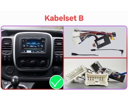 Iso kabelset met canbus decoder voor Carplay en Android autoradio | Geschikt voor o.a. Opel Vivaro, Movano, Renault Trafic, Master, twingo, | kabel stekker connector aansluiting | 2009 2010 2011 2012 2013 2014 2015 2016 2017 2018 2019 2020 2021