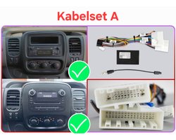 Iso kabelset met canbus decoder voor Carplay en autoradio | Geschikt voor o.a. Opel Vivaro, Movano, Renault Trafic, Master, twingo, | kabel stekker connector aansluiting verloopstekker | 2010 2011 2012 2013 2014 2015 2016 2017 2018 2019 2020 2021