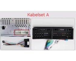 Iso kabelset voor Carplay en Android autoradio | Geschikt voor o.a. Kia Picanto, C'eed, Rio, Sorento, Hyundai I10, I20, I30, I40, Tucson, Ix35 | kabel stekker connector aansluiting verloopstekker | 2009 2010 2011 2012 2013 2014 2015 2016 2017 2018