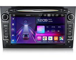 Junsun 7 Inch Android 14 DVD Autoradio voor Opel Astra H Corsa C D Vectra draadloos CarPlay Android Auto Intelligent Systeem Auto Multimedia speler 2din - GPS Navi & SWC & Bluetooth & Wifi & 4G LTE& 4GB+64GB & Octa-Kern