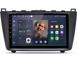 JUNSUN 9 Inch Android 13 Autoradio voor Mazda 6 (2007-2012) - 1G+32GB, DAB+ klaar, Draadloos CarPlay & Split Screen + DSP Sound
