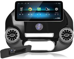 JUNSUN Andriod 15 Autoradio - Geschikt voor Mercedes Benz Vito 3 W447 (2014-2024) Accessoires, - 6+128 GB - Draadloos Carplay & Android Auto - Octa-core, GPS Navi, Stuurwielbediening, WiFi, Bluetooth, Kamera, 12.3 inch, Plug & Play, 4G Lte