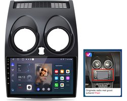 JUNSUN Andriod 15 Autoradio - Geschikt voor Nissan Qashqai 1 J10 2006-2013, - 2+64 GB - Draadloos Carplay & Android Auto - Originele 360-gradencamera - Quad-Core & GPS Navi & Stuurwielbediening & Bluetooth & Wifi & Handsfree-systeem & FM & EQ