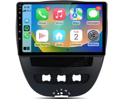 JUNSUN Android 14 Auto Radio voor Peugeot 107 / Citroën C1 / Toyota Aygo (2005-2014) | 4GB + 64GB | WiFi | Wireless Apple CarPlay & Android Auto | Stuurwielbediening | DSP | USB/BT