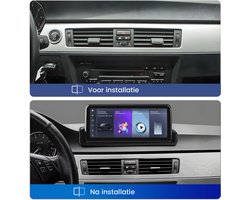 Junsun Android 15 Autoradio Geschikt voor BMW E90 2005-2012 , Draadloze CarPlay & Andriod Auto, DAB+, GPS-Navigatie, WIFI, Bluetooth, RDS, DSP, SWC, 10.25-inch Touchscreen, DSP, Quad-Core processor + Achtercamera