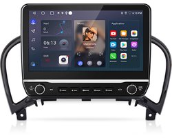 Junsun Android 15 Autoradio Geschikt Voor Nissan Juke 2010-2014 Accessoires, 2GB+64GB, Draadloze CarPlay, DAB+, GPS-Navigatie, Bluetooth, 10.1-inch Touchscreen, DSP, Quad-core processor