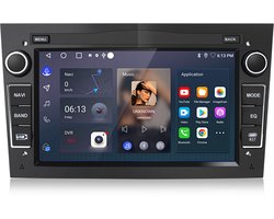 Junsun Android 15 Autoradio Geschikt Voor Opel Astra H Corsa C & D Agila Combo Antara Vectra Zafira Meriva Vivaro Tigra, Draadloze CarPlay - DAB+ - GPS-Navigatie - Stuurwielbediening - Bluetooth, WiFi, FM, 7-inch zwart Touchscreen, DSP, Quad-Core