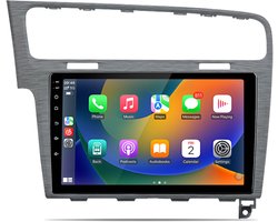 Junsun Android 15 Autoradio Geschikt Voor Volkswagen Golf VII MK7 2013-2020 Accessoires, 4GB+64GB, Draadloze CarPlay & Andriod Auto, DAB+, GPS-navigatiesysteem, Bluetooth, Stuurwielbediening, WiFi, 10-inch Touchscreen, DSP, Octa-core processor