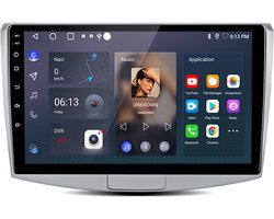 Junsun Android 15 Autoradio Geschikt Voor VW Passat B6 B7 CC Magotan 2010-2015 Accessoires, 2GB+32GB, Draadloze CarPlay & Andriod Auto, DAB+, GPS-navigatiesysteem, Bluetooth, Stuurwielbediening, WiFi, 10,1-inch Touchscreen, DSP, Quad-core processor