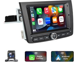 JUNSUN Autoradio - Geschikt voor Alfa Romeo Mito 2008-2019, - Android 15 - 2+32 GB - Draadloos Carplay & Android Auto - GPS Navi & SWC & Bluetooth & Wifi & FM & DAB+ & KAM & Zwart