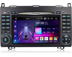 JUNSUN Autoradio - Geschikt voor Benz W169 W245 Sprinter Viano Vito VW Crafter, - Android 13 - 4+64 GB - Carplay & Android Auto - Ccta-Core & GPS Navi & SWC & Wifi 4G & CD DVD