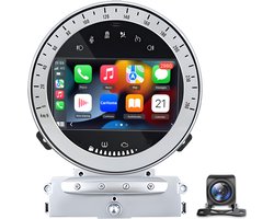 JUNSUN Autoradio - Geschikt voor BMW MINI R52 R56 R60, - Android 14 - 2+32GB - Draadloze CarPlay & Android Auto - GPS Navi & SWC & 4G & Wifi