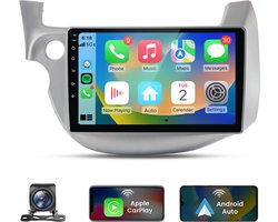 JUNSUN Autoradio - Geschikt voor Honda FIT JAZZ 2007-2014, - Android 15 - 2+64 GB - Draadloos Carplay & Android Auto - GPS Navi & SWC & Bluetooth & Wifi & KAM