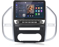 JUNSUN Autoradio - Geschikt voor Mercedes Benz Vito 3 W447 14-2022, - Android 15 - 10.1''- 6+128 GB - Draadloze CarPlay & Android Auto - GPS Navi & SWC & 4G & Wifi