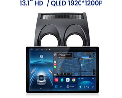 JUNSUN Autoradio - Geschikt voor Nissan Qashqai 1 J10（2006-2013）- Android 14 - 6+128 GB - Draadloze CarPlay & Android Auto - Ccta-Core & GPS-navigatie & SWC & Bluetooth & Wi-Fi 4G