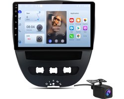 JUNSUN Autoradio - Geschikt voor Peugeot 107 Citroen C1 Toyota Aygo, - Android 15 - Achteruitrijcamera- 4+64 GB - Draadloos Carplay & Android Auto - DAB+, GPS-Navigatie, Bluetooth, 10,1-inch Touchscreen, DSP, Octa-core processor