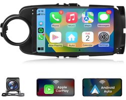 JUNSUN Autoradio - Geschikt voor Toyota Yaris 2011-2017, - Android 13 - 2+64 GB - Apple Carplay & Android Auto - GPS Navi & SWC & Bluetooth & Wifi & KAM