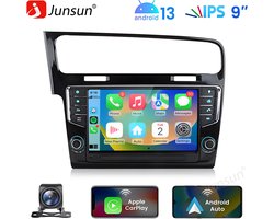 JUNSUN Autoradio - Geschikt voor VW Golf VII MK7 2013-2020, - Android 14 - 2+32 GB - Apple Carplay & Android Auto - GPS Navi & SWC & Bluetooth & Wifi & KAM
