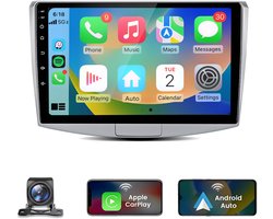JUNSUN Autoradio - Geschikt voor VW Passat B7 2010-2015, - Android 13 - 6+128 GB - Draadloos Apple Carplay & Android Auto - Ccta-Core & GPS Navi & SWC & Bluetooth & Wifi 4G KAM