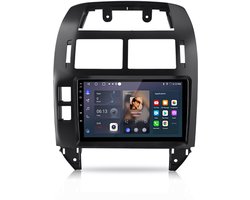 JUNSUN Autoradio - Geschikt voor VW Polo 9N 2001-2009 - Android 15 - Draadloos Carplay & Andriod Auto - Bluetooth - GPS-navigatiesysteem & Stuurwielbediening & Bluetooth & Wifi & RDS & USB, 9 Inch HD TouchScreen, 2GB+64GB, Quad-core processor