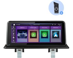Junsun Linux autoradio Geschikt voor BMW 1er E81 E82 E87 E88 (2006-2012) Accessoires, Draadloze CarPlay Andriod Auto & Andriod Auto, Idrive, AUX, GPS-Navigatie, Bluetooth, 10,26-inch Touchscreen,Stuurwielbediening, USB, FM