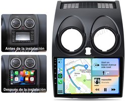 Junsun Octa-Core autoradio voor Nissan Qashqai J10 2006-2013 - Draadloos CarPlay, Android Auto, Android 15, multimediaspeler, 4GB+64GB