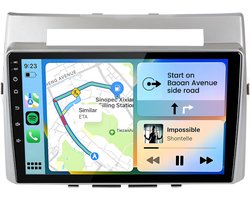 Junsun Octa-Core autoradio voor Toyota Verso 2004-2009 - Draadloos CarPlay, Android Auto,Android 15, multimediaspeler, 4GB+64GB