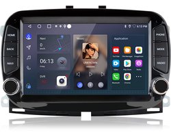 Junsun Quad-Core autoradio voor Fiat 500 (2016-2019) - Draadloos CarPlay, Android Auto, multimediaspeler, 2GB+64GB