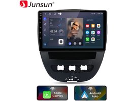 Junsun V2 Plus Android 15 Autoradio voor Peugeot 107, Toyota Aygo, Citroën C1 (2005-2014) - 2GB+64GB - Draadloos Apple Carplay & Android Auto - GPS Navi & SWC & Bluetooth & Wifi & DSP