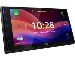 JVC KW-M695DBW 2DIN Digitale Media Receiver met 6,8-inch touchscreen