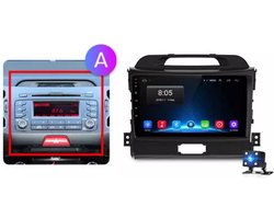 Kia Sportage 2010-2015 Android 10 navigatie en multimediasysteem bluetooth USB WiFi