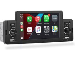 LooXs Autoradio - 1 DIN - Apple Carplay - Android Auto - Bluetooth - Usb