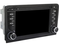 Navigatiesysteem auto met scherm - autoradio geschikt voor CarPlay en Android auto - bluetooth radio - geschikt voor Audi A3 2003-2013