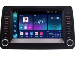 Navigatiesysteem auto met scherm - autoradio geschikt voor CarPlay en Android auto - bluetooth radio - geschikt voor Fiat Panda 2003-2012