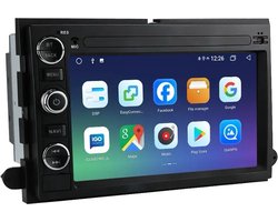 Navigatiesysteem auto met scherm - autoradio geschikt voor CarPlay en Android auto - bluetooth radio - geschikt voor Ford F150 2003-2007