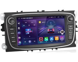 Navigatiesysteem auto met scherm - autoradio geschikt voor CarPlay en Android auto - bluetooth radio - geschikt voor Ford Transit Connect 2010-2013
