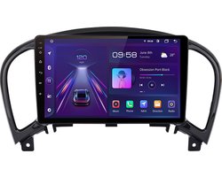 Navigatiesysteem auto met scherm - autoradio geschikt voor CarPlay en Android auto - bluetooth radio - geschikt voor Nissan Juke 2010-2019