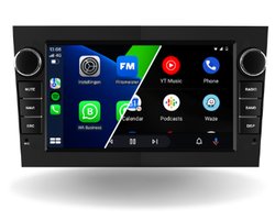 Opel Navigatiesysteem – 7″ Android Radio – Draadloze Apple CarPlay & Android Auto – 32GB – Bluetooth – Plug & Play – Stuurbediening – Geschikt voor Corsa, Astra, Zafira, Combo - Zwart
