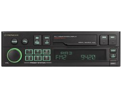 Pioneer SXT-C10PS – 1DIN autoradio – Retro design – DAB+ – USB – RGB verlichting - Bluetooth