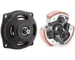 Pocket Bike Koppeling, 6 Tanden Koppeling Drum Pad Versnellingsbak Kit Geschikt voor 47 Mini Moto Quad Pocket Bike