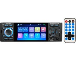 TechU™ Autoradio T137 – 1 Din met Afstandsbediening – 4.0 inch Monitor – FM radio – Bluetooth – USB – AUX – SD – Handsfree bellen