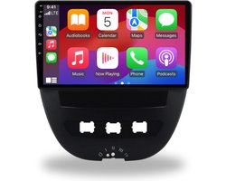 Toyota Aygo / Peugeot 107 / Citroën C1 Navigatiesysteem – 10″ Android Radio – Draadloze Apple CarPlay & Android Auto – 32GB – Bluetooth – WiFi – Plug & Play – 2005–2013