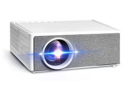 Alincoo - E700 - Beamer - Projector Beamer - Mini Meamer - 4k - Full HD 1080P - 1920x1080dpi - Automatische focus - 5G - met WiFi - 28000 Lumens - Wit