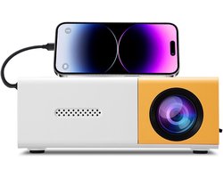 Allecto - Smart Projector - Draagbare Beamer - Heldere 6000 lm - Full HD 1080p - Home Entertainment - Kleine Reismogelijkheden - Ideaal voor Meetin...