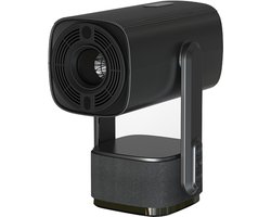 Alles-in-één Mini Beamer - met 4K-ondersteuning - iOS & Android - Mini Projector - Zwart - Proun