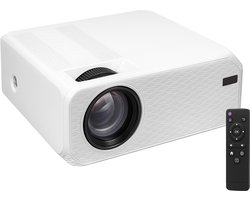 Audyn Beamer - Full Hd 1080P - Draagbare Mini Beamer - Draadloze Projector - Wifi en Bluetooth - Beamers - Hdmi, Usb en Aux - Wit