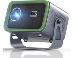 Aura® Draagbare beamer - Beamer - Projector - Mini Beamer - Groen/Zwart - 22cm x 16cm x 8cm