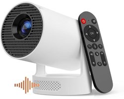 Aurixi® Mini beamers - Projector - Mini beamer - Wit - 10cm x 10cm x 18cm