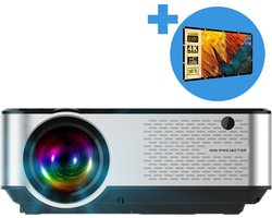 Beamer met 4K Beeldkwaliteit - met Projectiescherm 120 inch (266 cm) - Stream vanaf je Telefoon met WiFi - 5000 Lumen - Projector - Mini Beamer - Beamer scherm - Proun